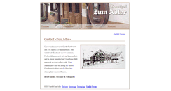 Desktop Screenshot of gasthofzumadler.de