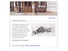 Tablet Screenshot of gasthofzumadler.de